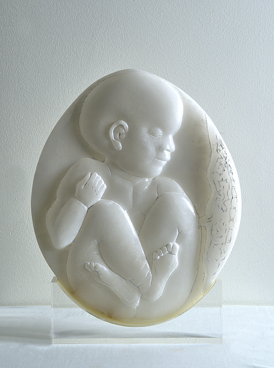 Alabaster and Perspex | Height: 49 cm